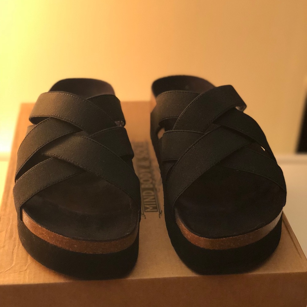 DNA Elastico Black Sandals size 39